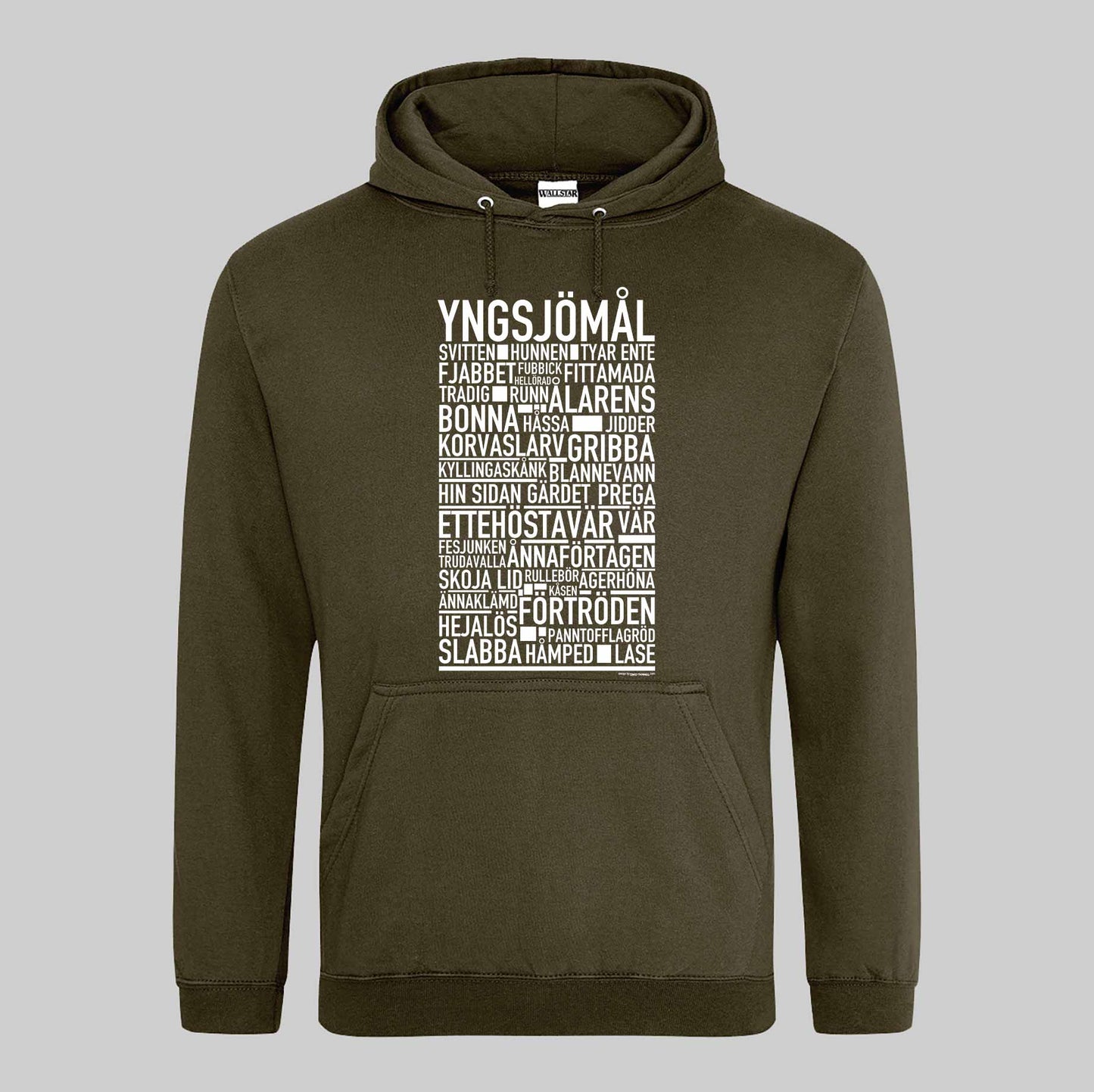 Yngsjömål Dialekt Text Hoodie