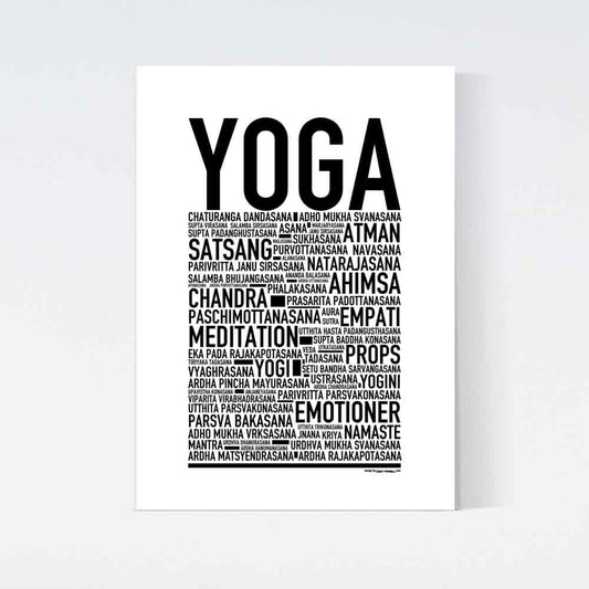 Yoga Text Poster