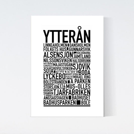Ytterån Text Poster